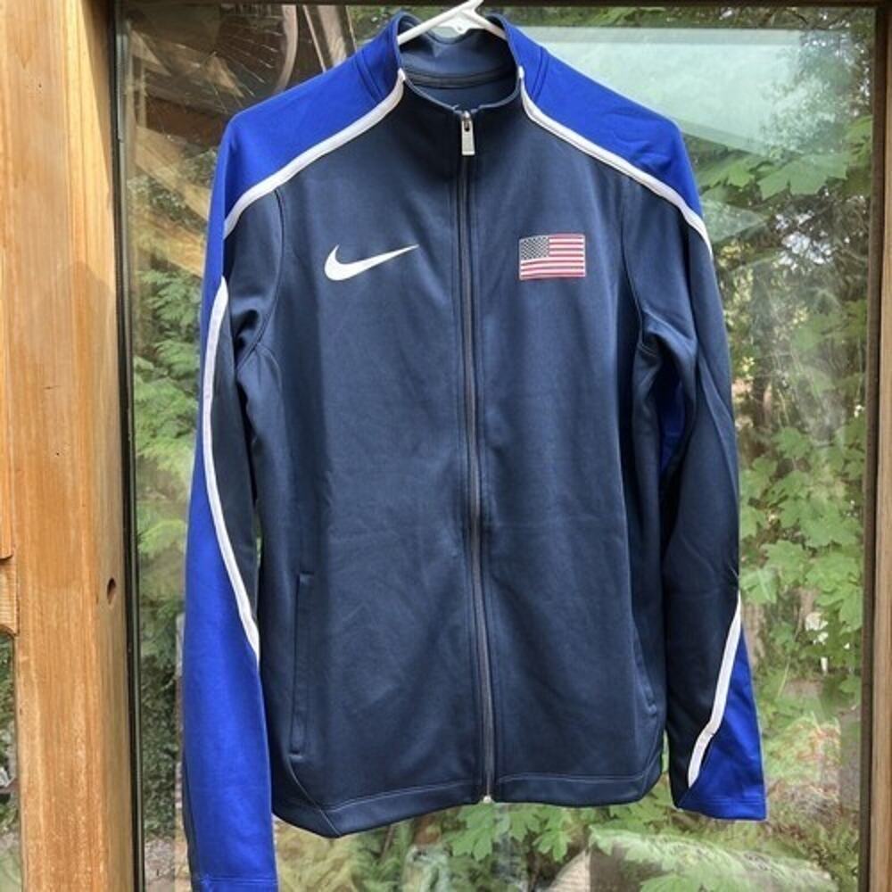 USA TF Nike Women’s Pro Elite Athlete Sponsored 2019 Track Jacket SZ XL Olympic